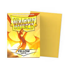 Dragon Shield: Yellow Standard Matte Sleeves